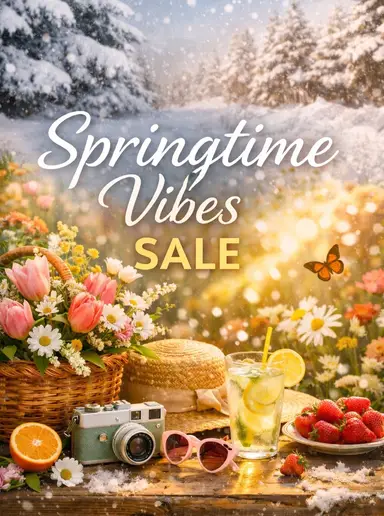 FORGET THE COLD! PREPARE FOR SPRING!!