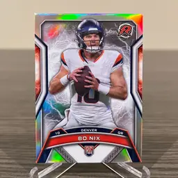 2024 Topps Resurgence Bo Nix RC Refractor Denver Broncos