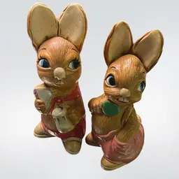 Pendelfin Rabbit Set - Made In England