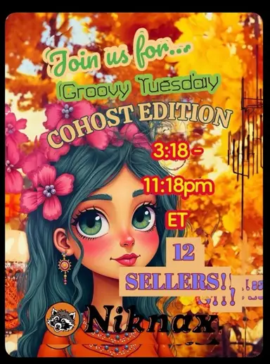 Groovy Tuesday Co-host Show W/flipping flamingos