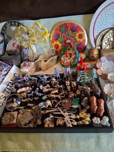 Cast Metal, Brass, Pewter, Cast Iron, Silverplate & More!! 