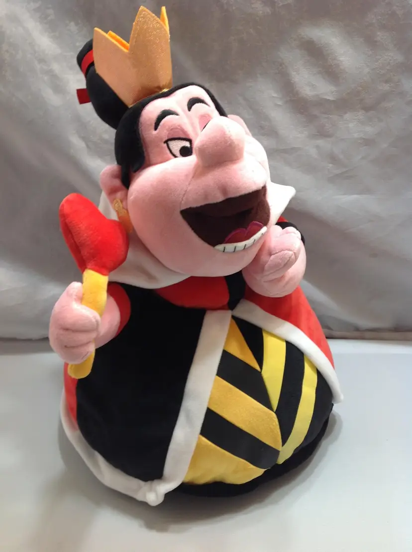 Alice in Wonderland Disney Store Queen of Hearts Plush 14"  2016