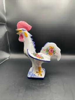 VTG Ceramic Rooster From Portugal