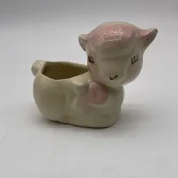 #10 Vintage Lamb Planter