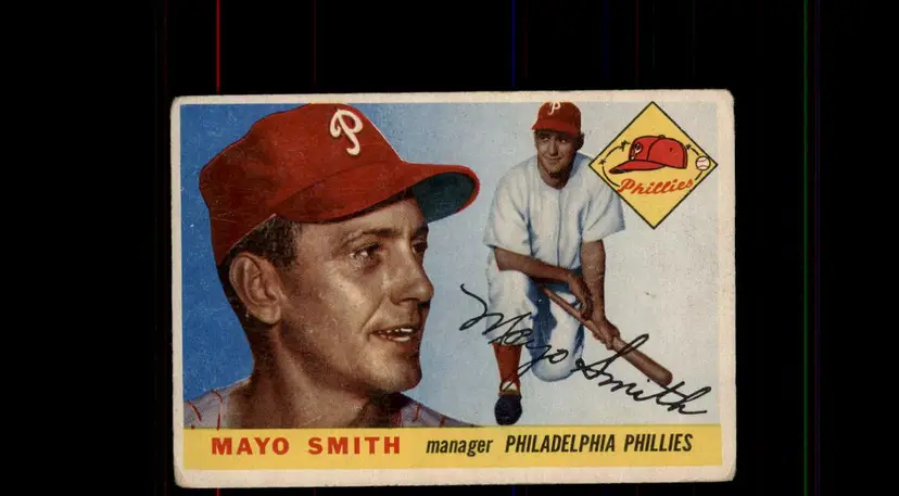1955 Topps #130 Mayo Smith - (pk-tl1) - Philadelphia Phillies