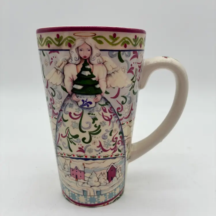 Jim Shore Holiday Angels- Four Seasons Certified International Coffee Mug 16 Oz