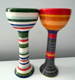 Set Of 2 Funky Egg Cups