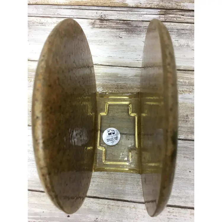 Vintage Lucite Acrylic Shell Napkin Holder Los Angeles California