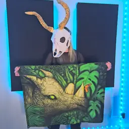 UV Tapestry - The Green Witch