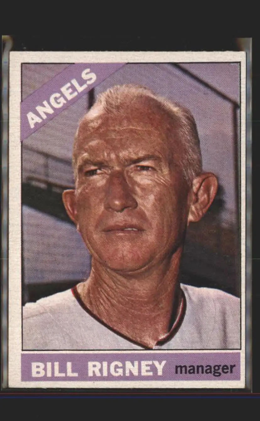 2015 Topps #249 Bill Rigney Topps Originals Buybacks 1966 - (137) - California Angels