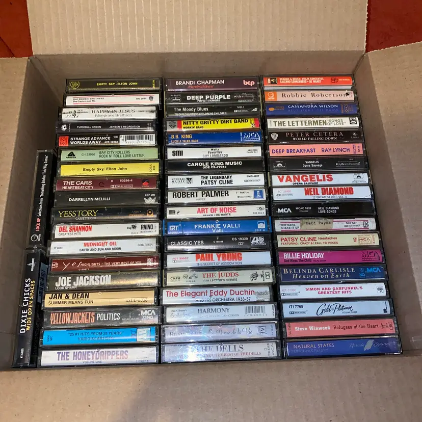 56 Used Cassette Tapes