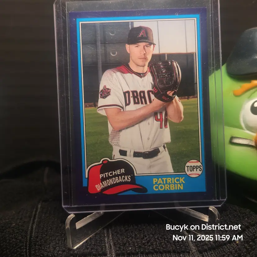 2018 Topps Archives Blue - Patrick Corbin Arizona Diamond Backs 153/175