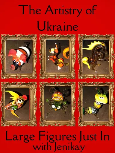 The Artistry Of Ukraine Large Hand Blown Glass With Jenikay