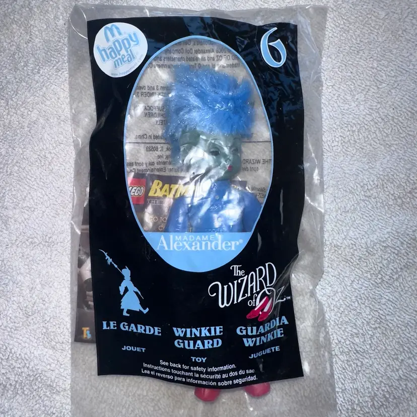 NIP 2008 Alexander Doll Company #6 Wizard Of Oz Winkie Guard McDonald's Meal Toy