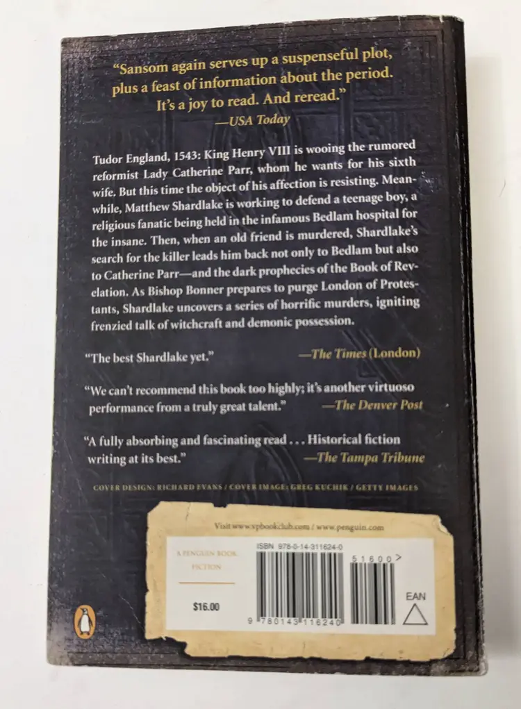 Revelation - C.J. Sansom (Paperback)