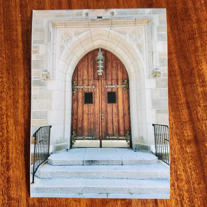 Photograph Of Church Doors 5x7