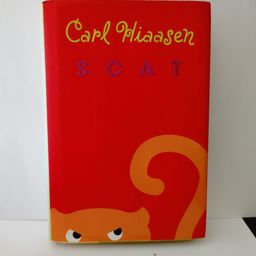 Scat by Carl Hiaasen. Hardcover. Like new.