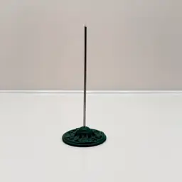 Vintage Green Metal Recipe Spike