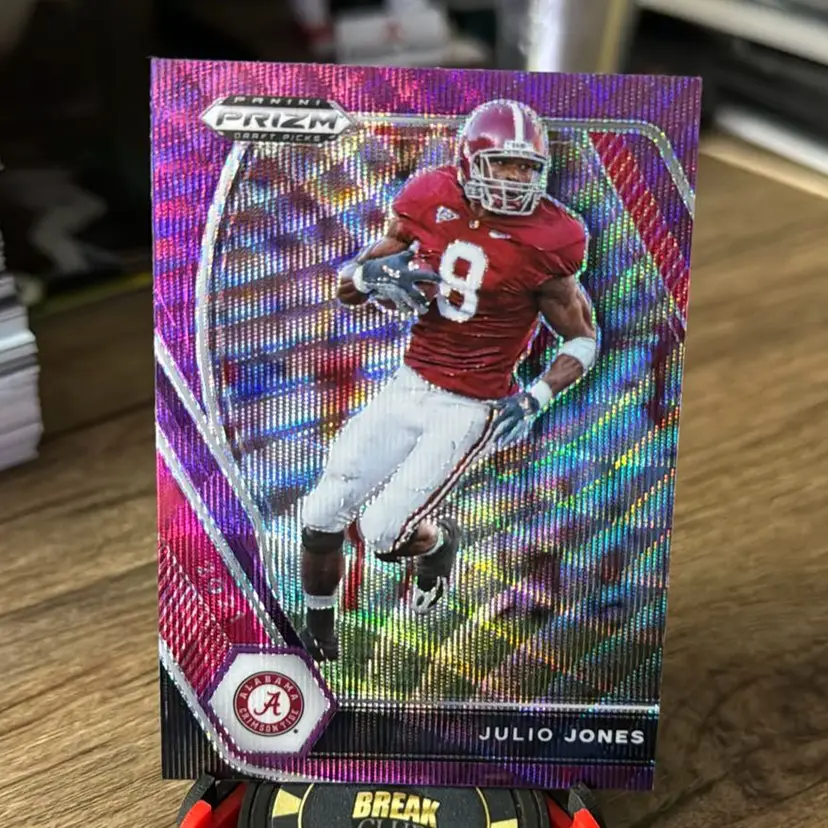 Julio Jones
2021 Prizm Draft Picks
Purple Wave Prizm
Alabama Crimson Tide