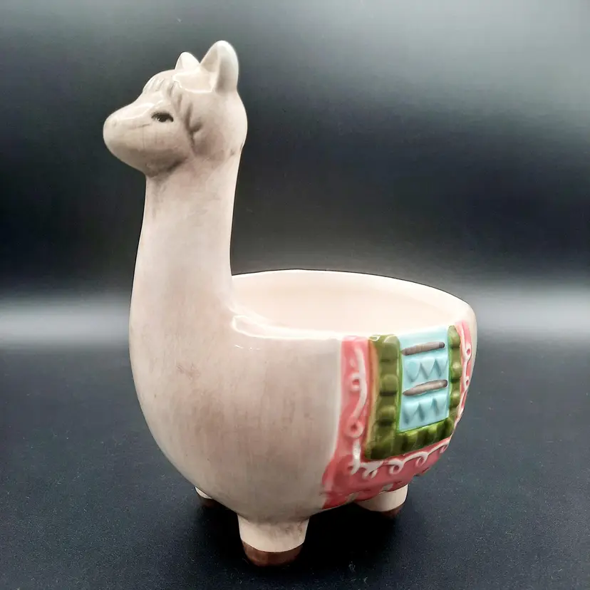 Llama Ceramic Succulent Planter