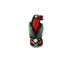 Small Huichol Eagle Figurine Beaded Multiple Colors 5" Mexico Artisan