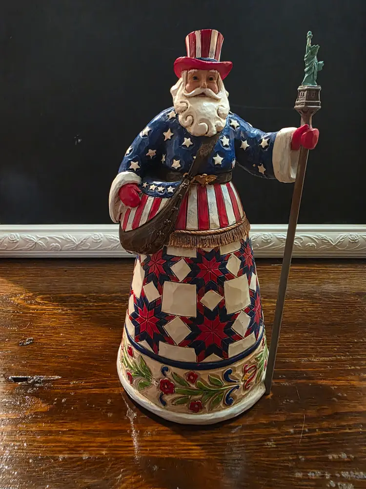 Jim Shore Liberty Design Santa Claus