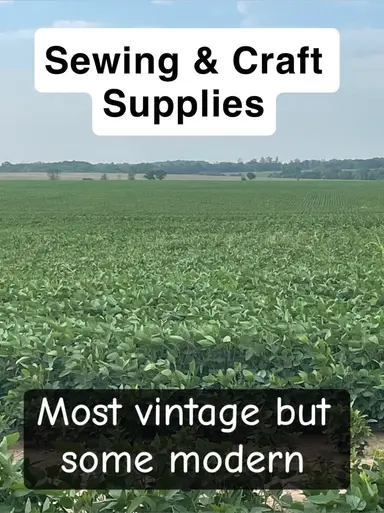 Join Us For A Purge Of All Craft & Sewing Supplies!