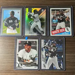 Luis Robert Rookie And Prospect Lot. Chicago White Sox.