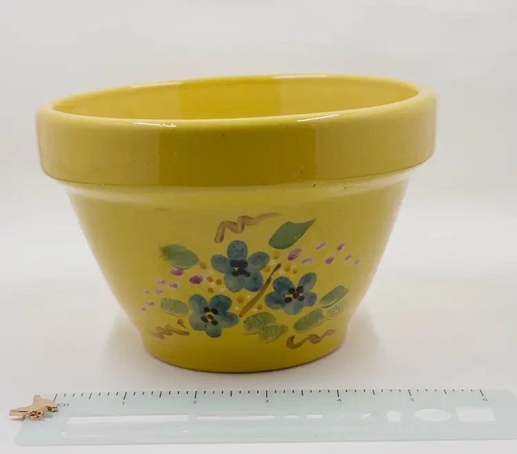 Robinson Ransbottom 1 Qt. Mixing Bowl with Floral Pattern