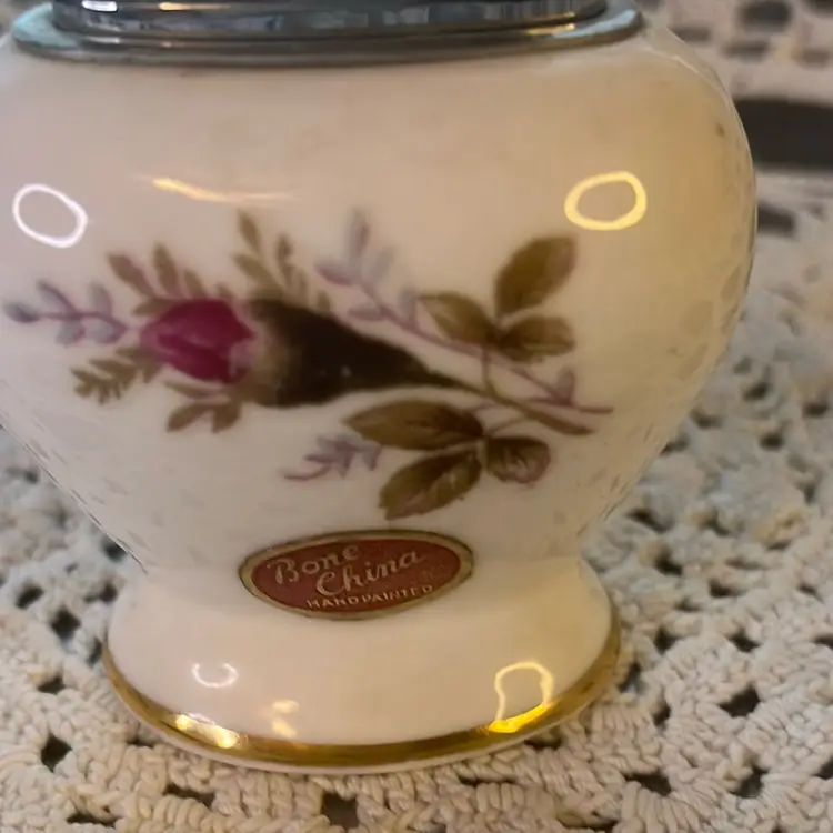 Vintage Bone China Table Lighter