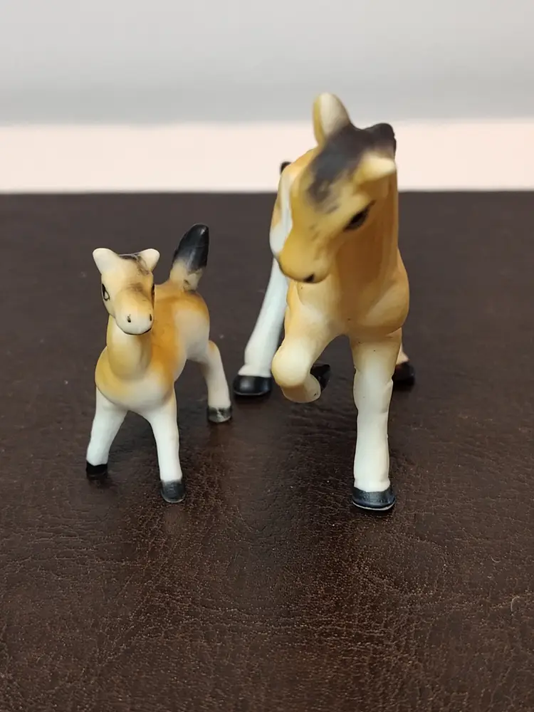 Miniature Bone China Horses
