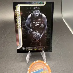 Wendell Carter Jr #/99 Topps NBA Blackout Foil 25-26 Topps Flagship Orlando Magic