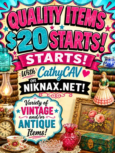 Big $20 Starts Show! Inventory Purge! Great Deals!