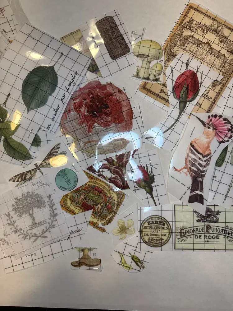 #26 4”x5” Bag Of IOD Transfer Pieces 20+ Pieces