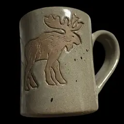 Moose Coffee Mug Collection Circle