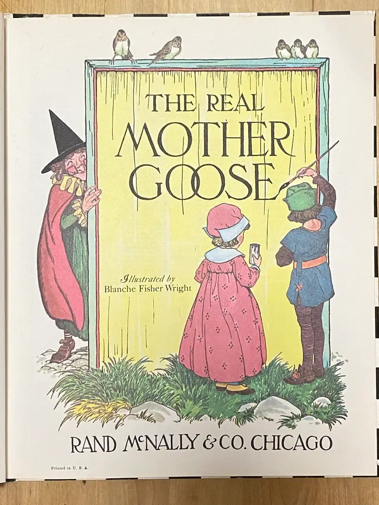 Hardcover Mother Goose Book