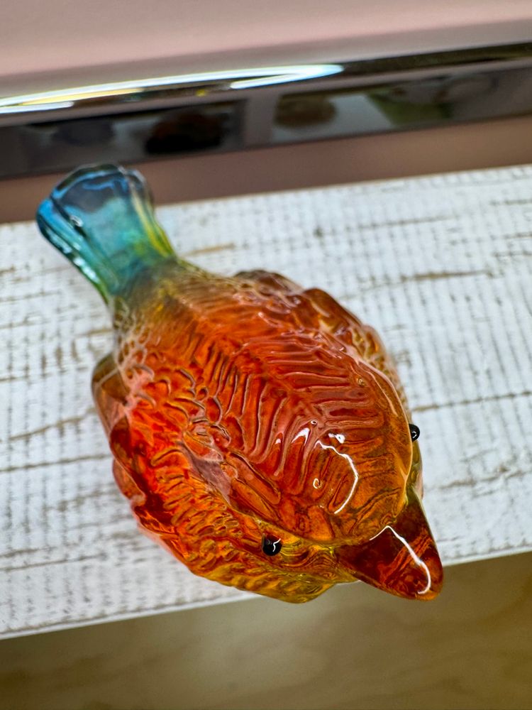 Mini Colorful Crystal Bird Figurine - 3'' inches
