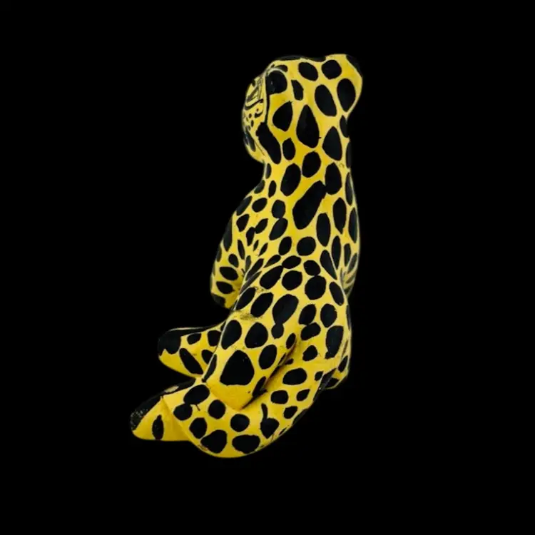 Mexican Clay Pottery Jaguar Figurine