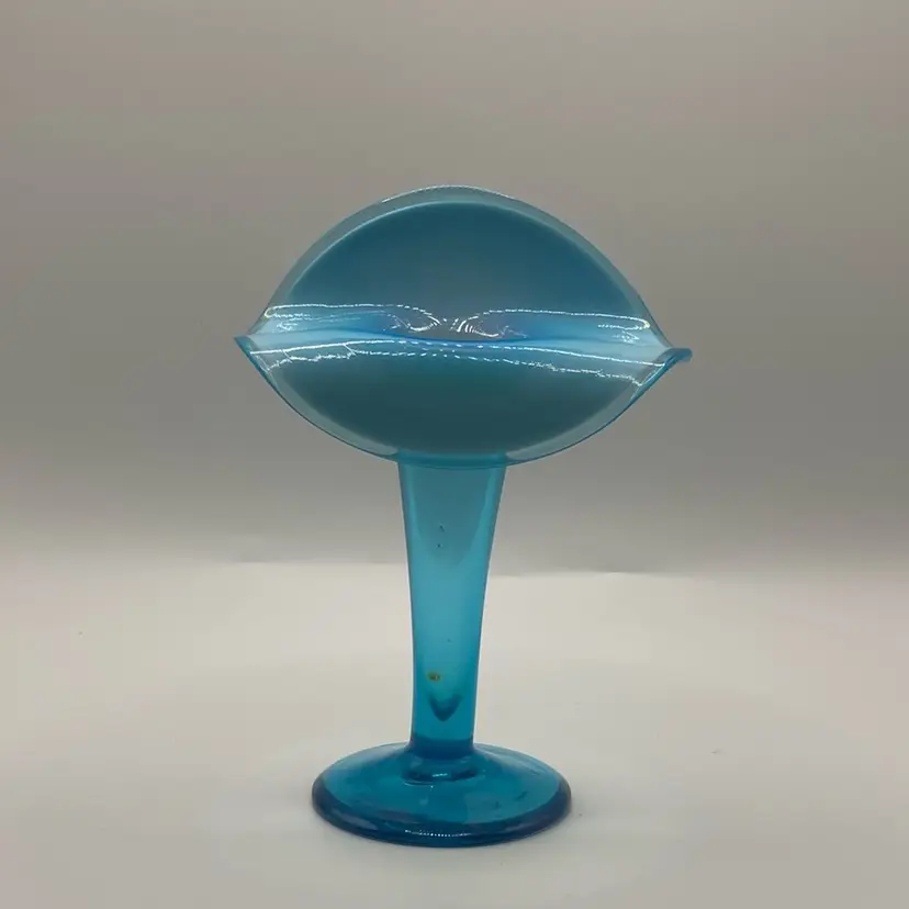 Small Jack In The Pulpit Blue Vase