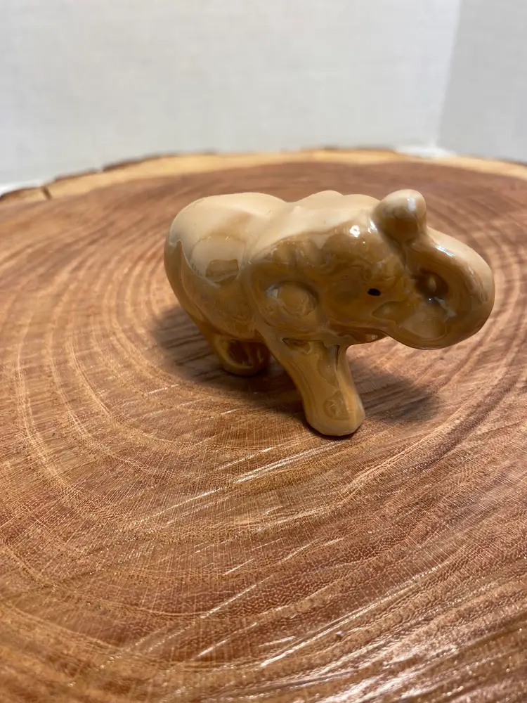 Vintage Japan Lusterware Elephant Figuine