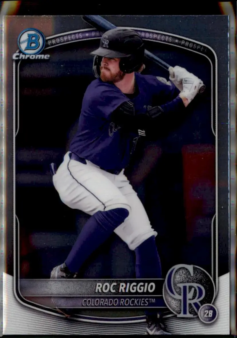 2025 Bowman Draft #BDC-19 Roc Riggio Chrome - (138) - Colorado Rockies