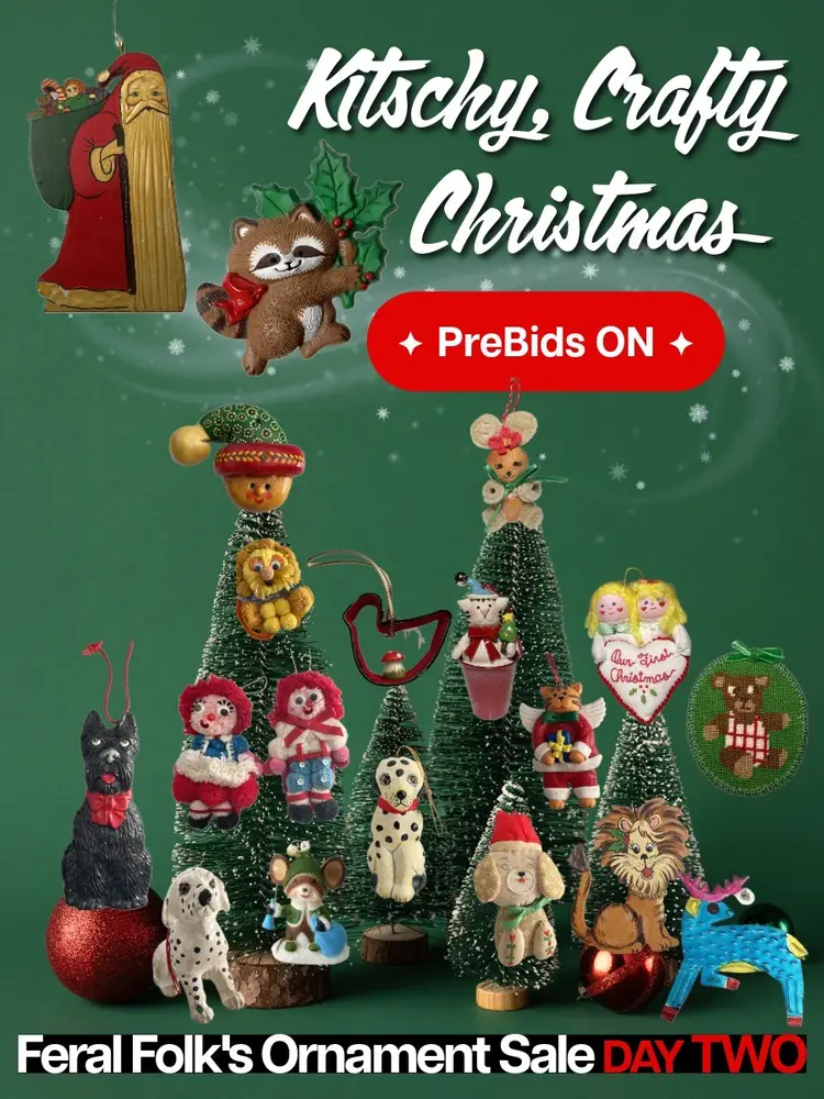 🎄 ORNAMENTS Day 2 🎄 Wooden Hand Painted, Felt & Pom Pom, Critters Galore!