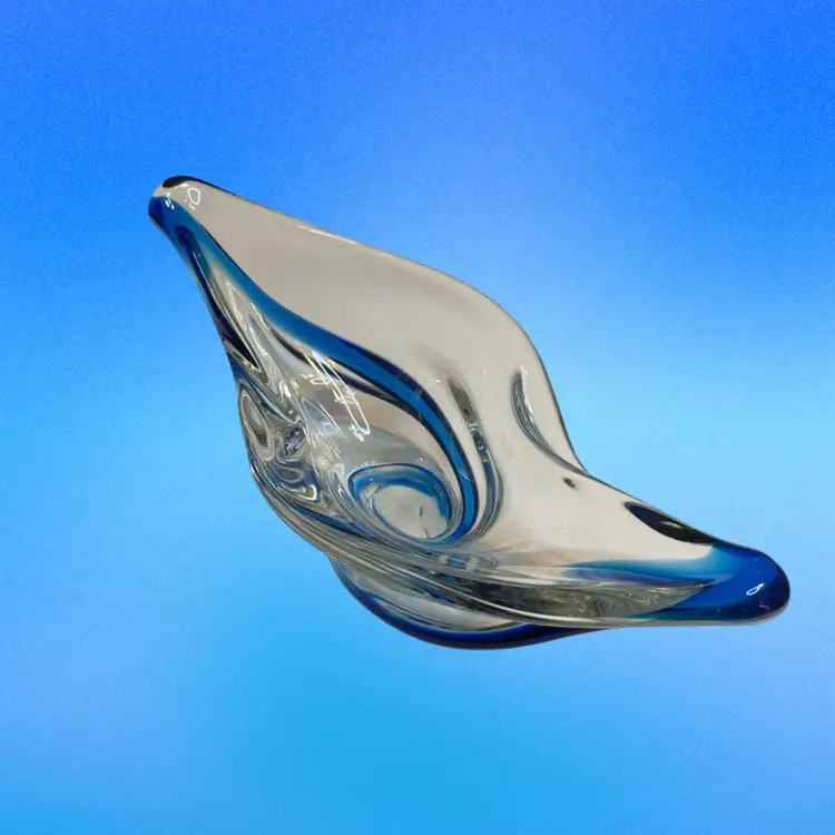 Chalet Made In Canada Art Glass Dish