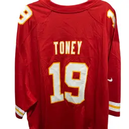 New$130 KADARIUS TONEY NIKE KANSAS CITY CHIEFS RED HOME GAME FOOTBALL JERSEY 5XL