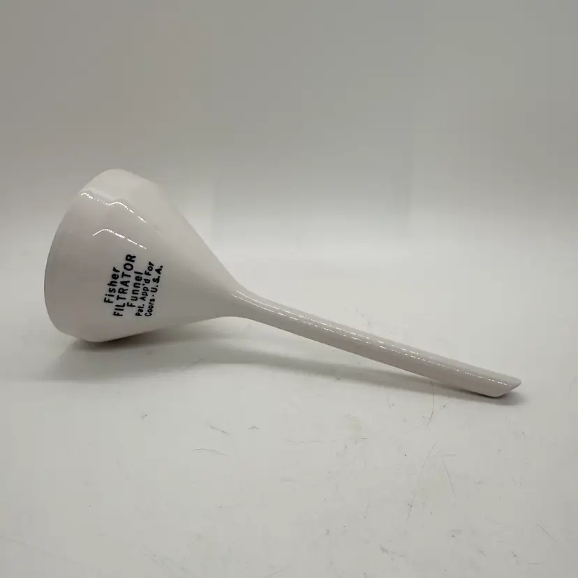 Fischer Scientific Ceramic Filter Lab Funnel - Filtrator Coors Company 7"