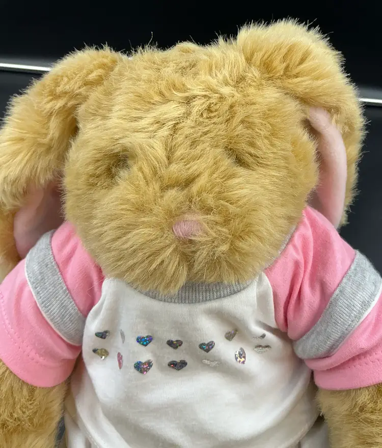 1997 Build A Bear Bunny, retired and fully dressed. Those shoes!!  18 inches tall.