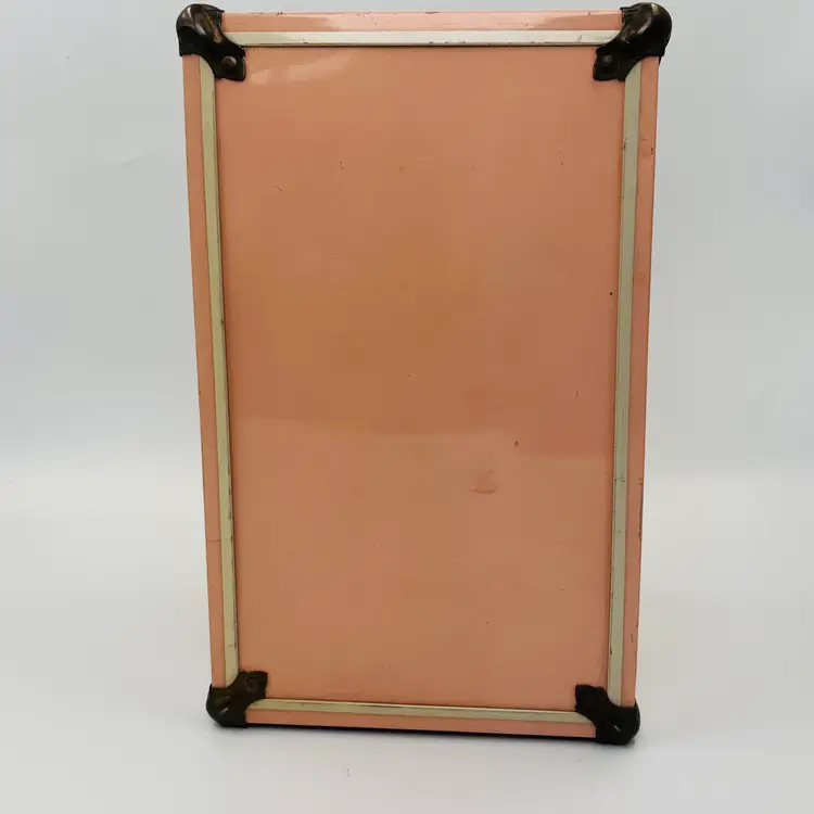 Vintage Pink Doll Case - Storage for Dolls/Doll Clothing - 1950s