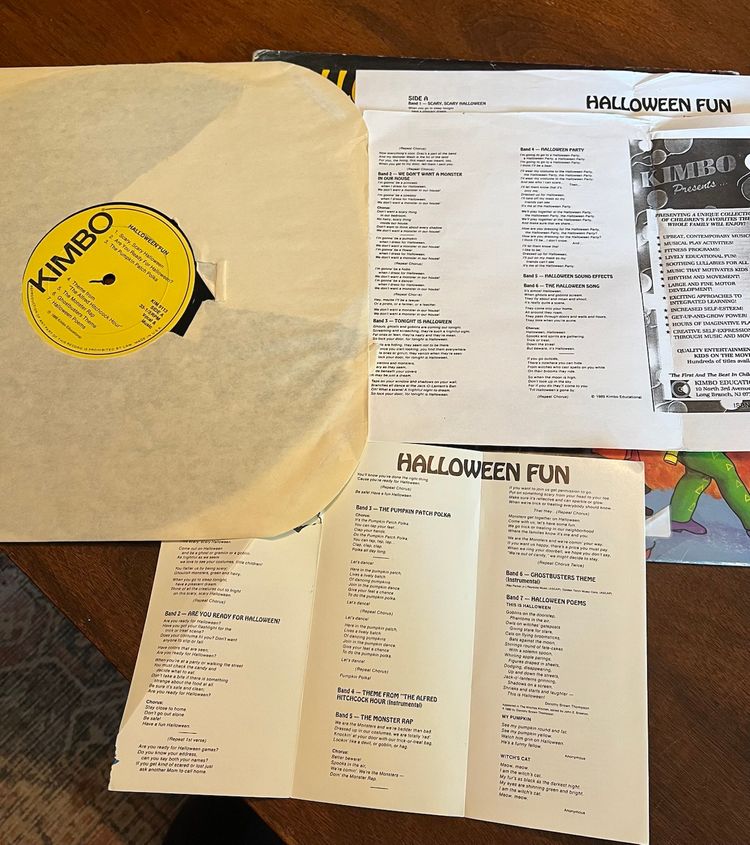 🎃Vintage Halloween Vinyl Record🎃