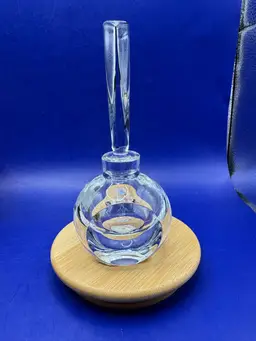 Mikasa Slovenia Clear Glass Perfume Bottle