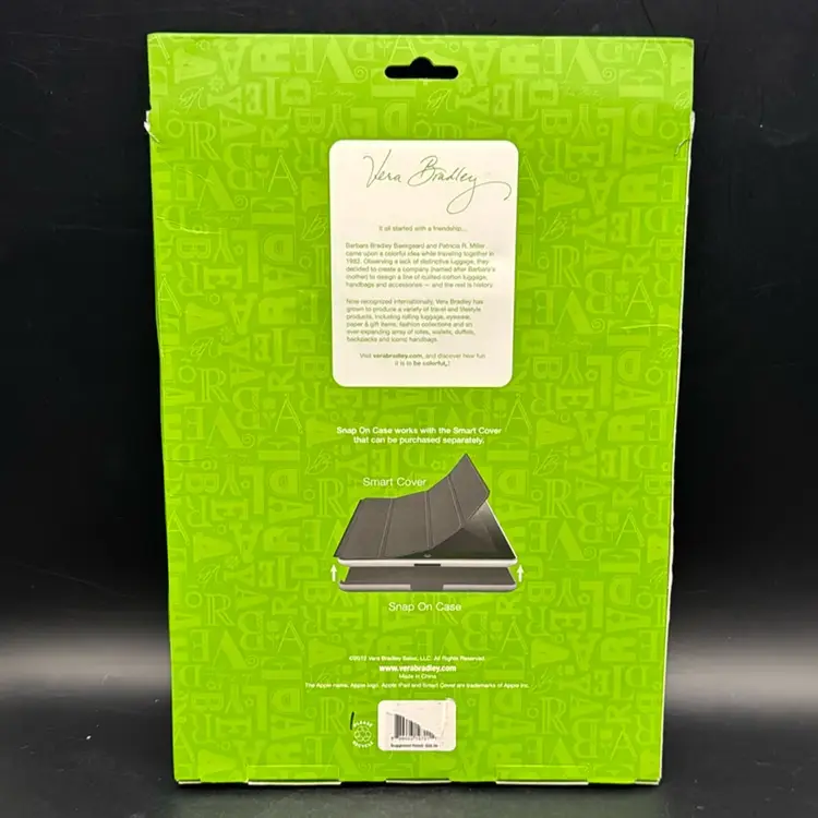 Vera Bradley Snap In Case For Ipad 2/3/4 Lilli Bell Hard Shell New
